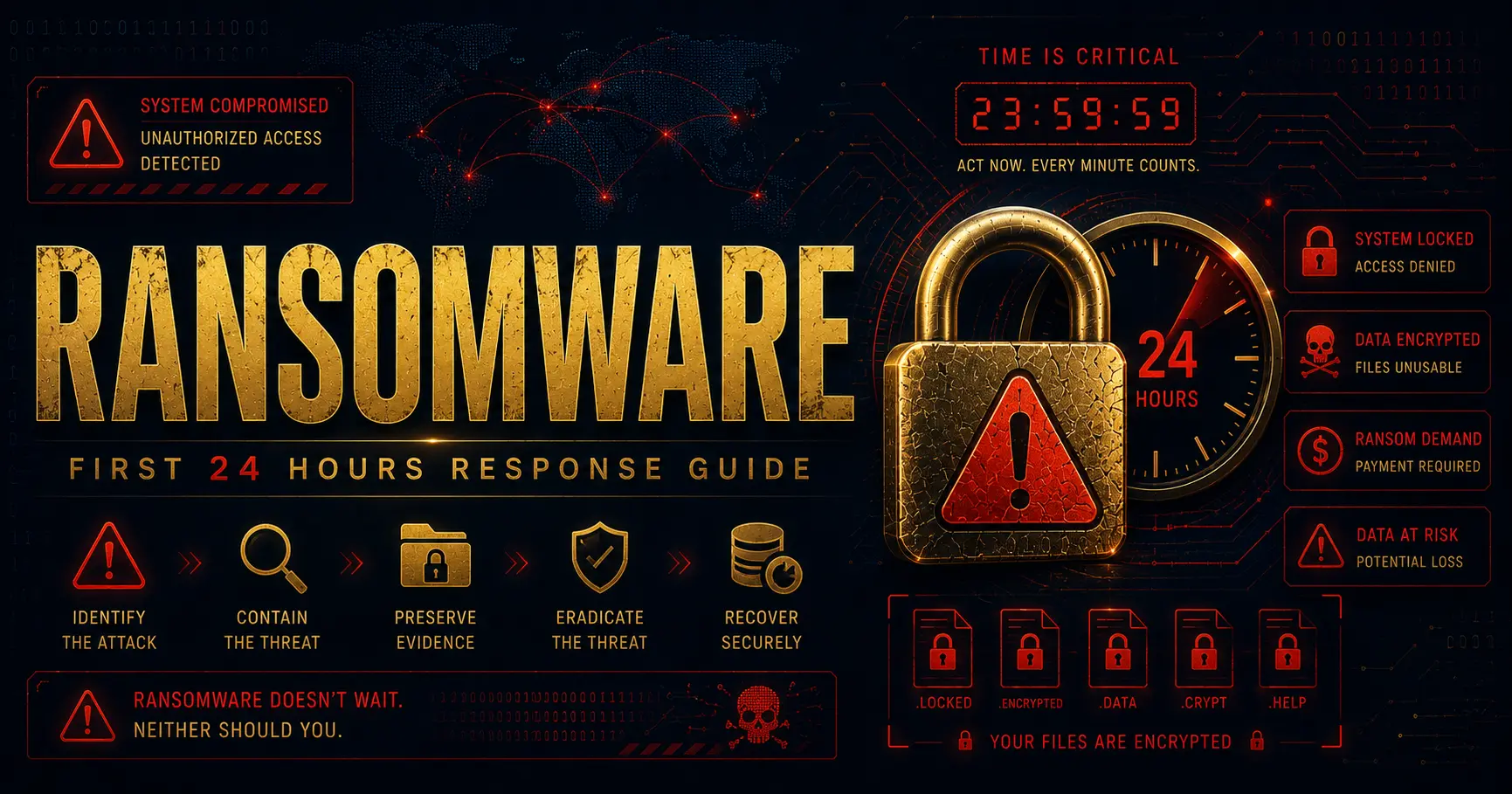 Ransomware Attack: What to Do in the First 24 Hours