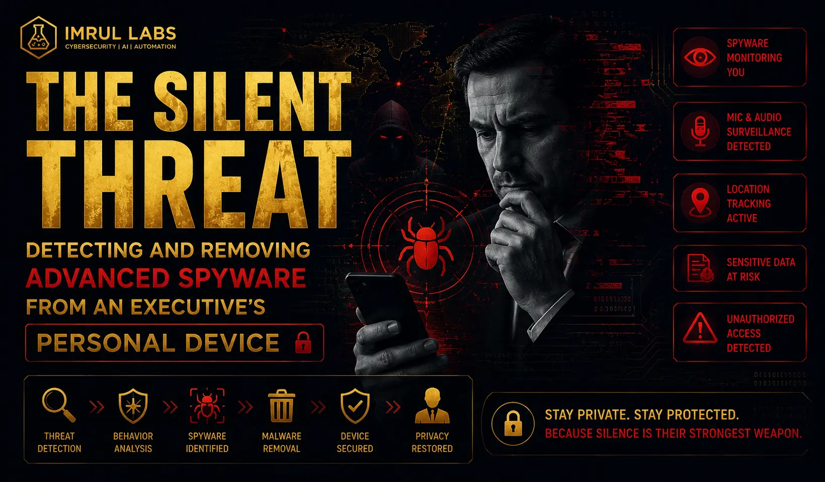 The Silent Threat: Detecting and Removing Advanced Spyware from an Executive's Personal Device